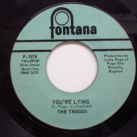 TROGGS (トロッグス) - Give It To Me / You're Lying (US:Orig.)
