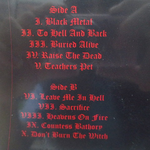 VENOM (ヴェノム) - Black Metal (UK Re Color Vinyl 2 x LP/GS)