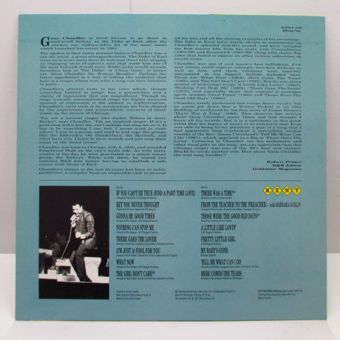 GENE CHANDLER (ジーン・チャンドラー) - 60's Soul Brother (UK Orig.LP)