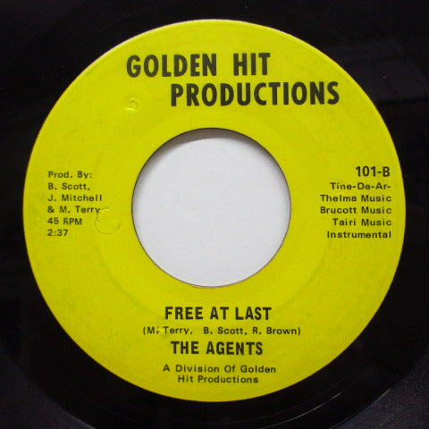 JAMES BARNES & THE AGENTS-Free At Last (Great Day A-Comin)