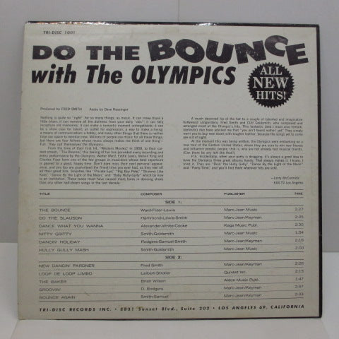OLYMPICS (オリンピックス) - Do The Bounce (US:Orig.)