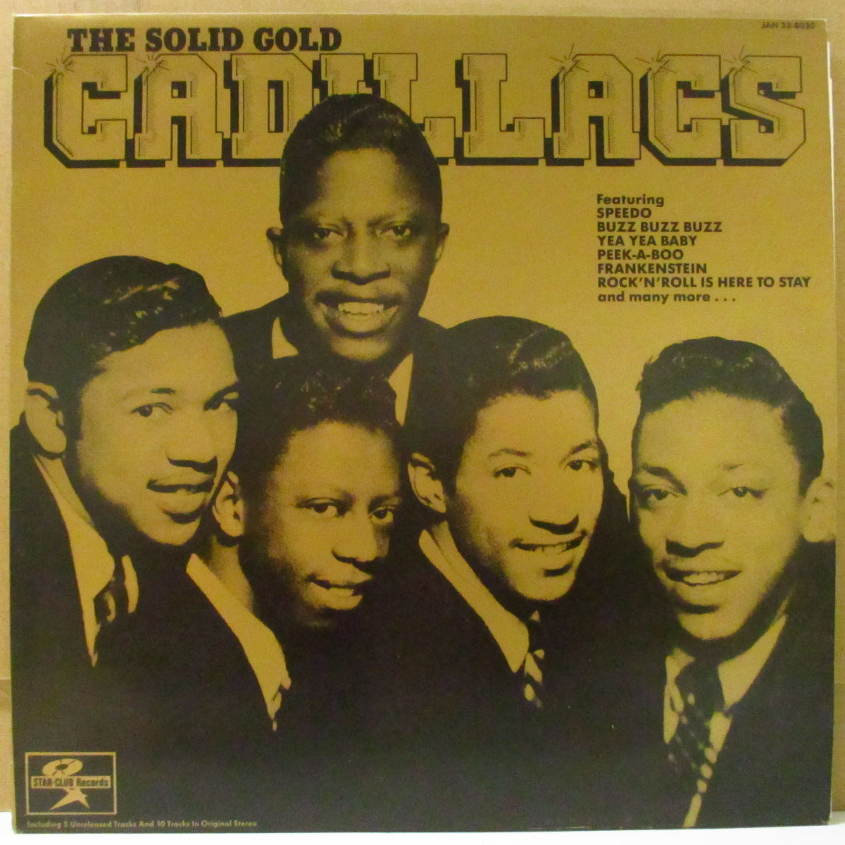 CADILLACS (キャディラックス) - The Solid Gold Cadillacs (Sweden Orig.LP)