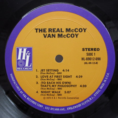 VAN McCOY (ヴァン・マッコイ) - The Real Mccoy (US:Orig.)