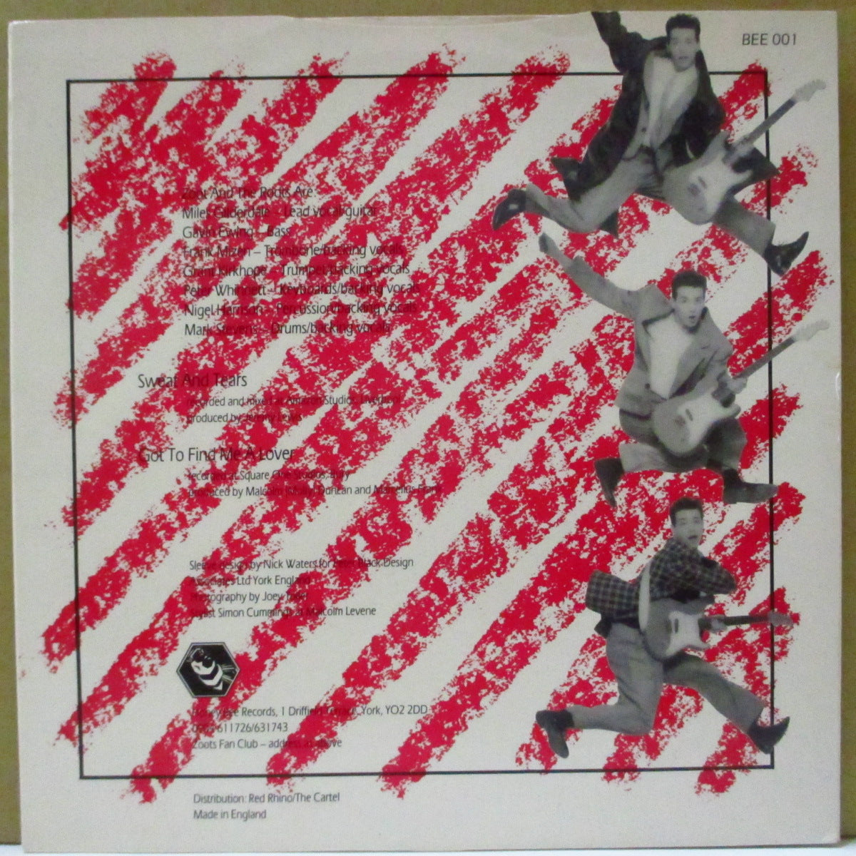 ZOOT AND THE ROOTS (ズート・アンド・ザ・ルーツ) - Sweat And The Tears (UK Orig.7")