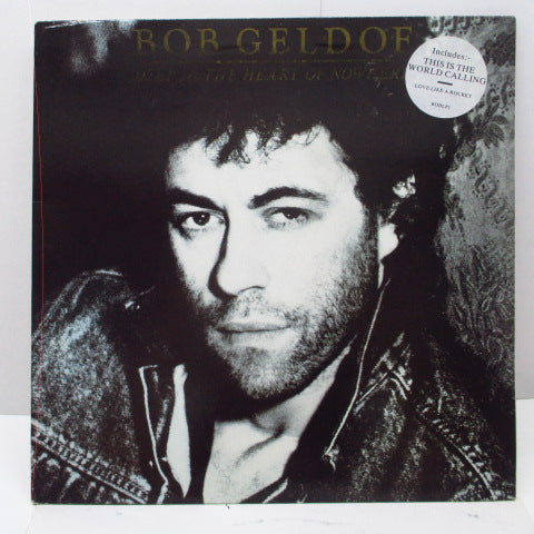 BOB GELDOF (ボブ・ゲルドフ) - Deep In The Heart Of Nowhere (UK Orig.LP/Stickered CVR)