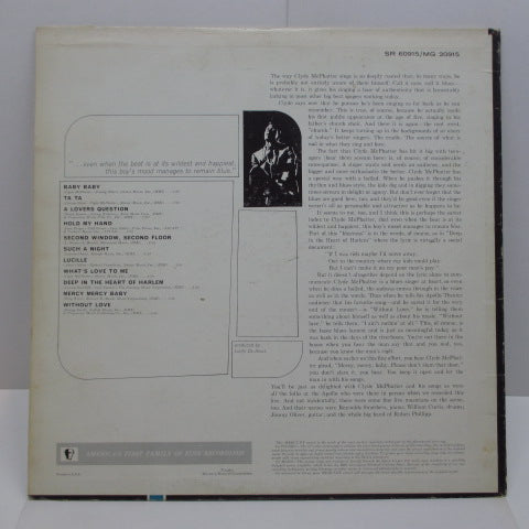 CLYDE McPHATTER-Live At The Apollo (US: Orig.MONO)