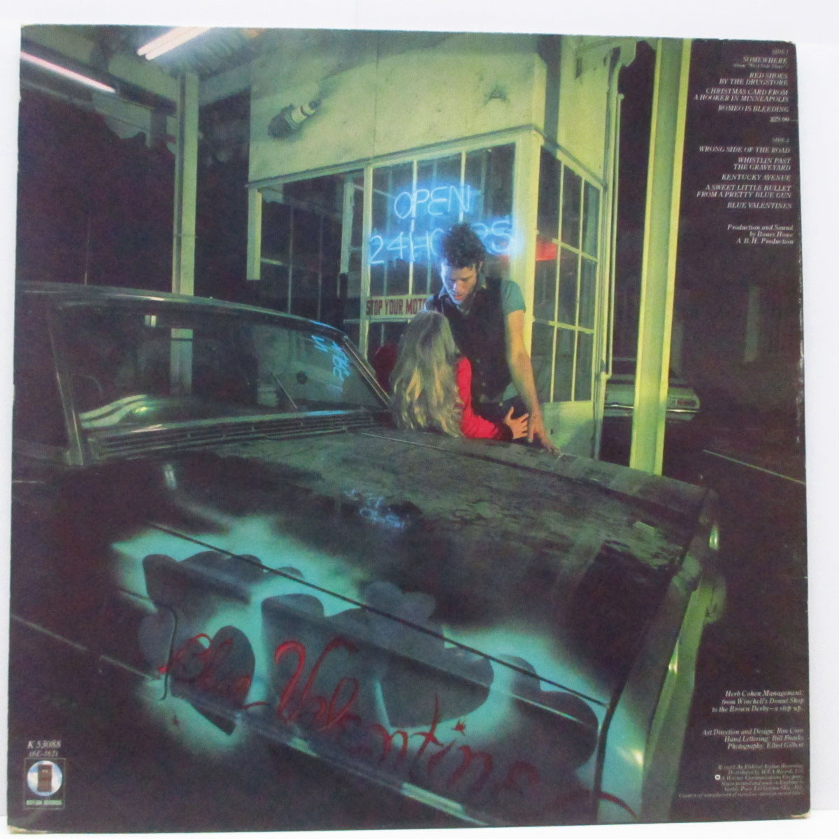 TOM WAITS (トム・ウェイツ) - Blue Valentine (UK オリジナル LP/GS)