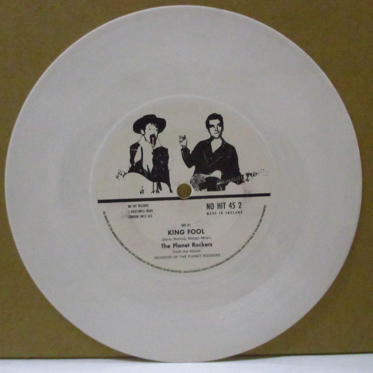 PLANET ROCKERS (プラネット・ロッカーズ) - King Fool (UK 限定ホワイトヴァイナル 7")