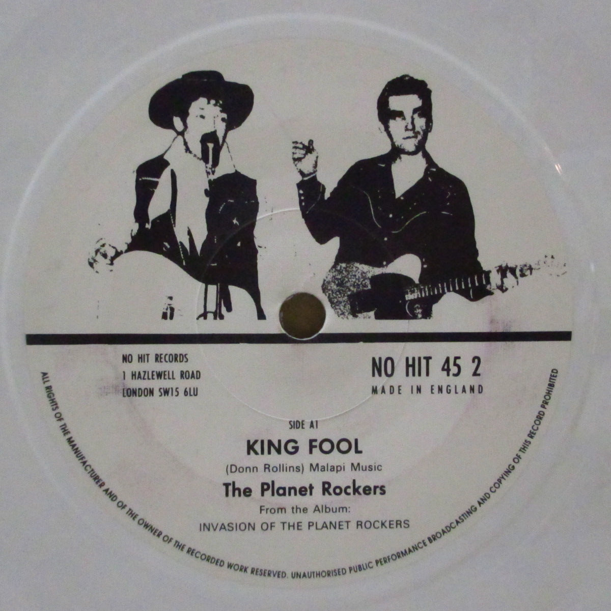 PLANET ROCKERS (プラネット・ロッカーズ) - King Fool (UK 限定ホワイトヴァイナル 7")