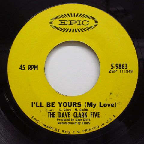 DAVE CLARK FIVE (デイブ・クラーク・ファイブ) - Over And Over (US:Orig.)