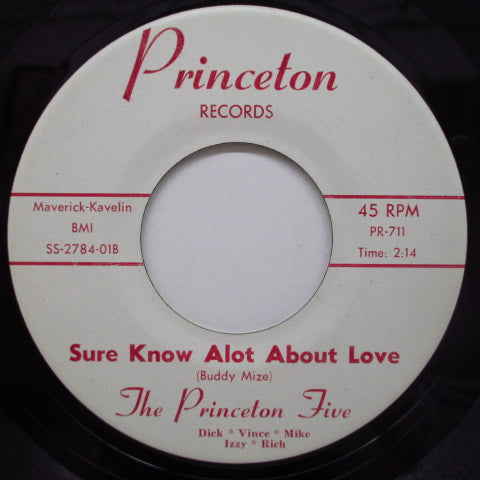 PRINCETON FIVE (プリンストン・ファイブ) - Sure Know Alot About Love (Orig)