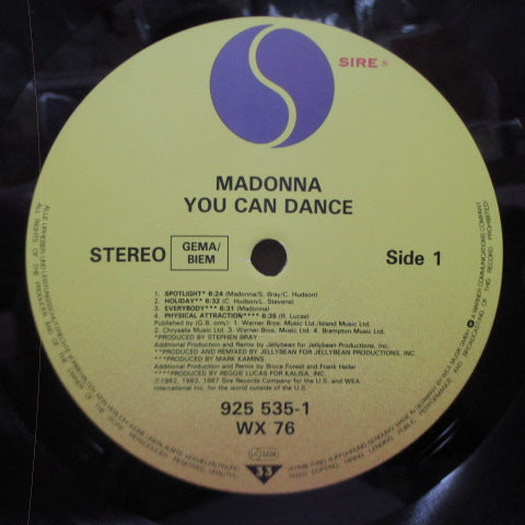 MADONNA (マドンナ) - You Can Dance (UK-EU オリジナル LP+帯)
