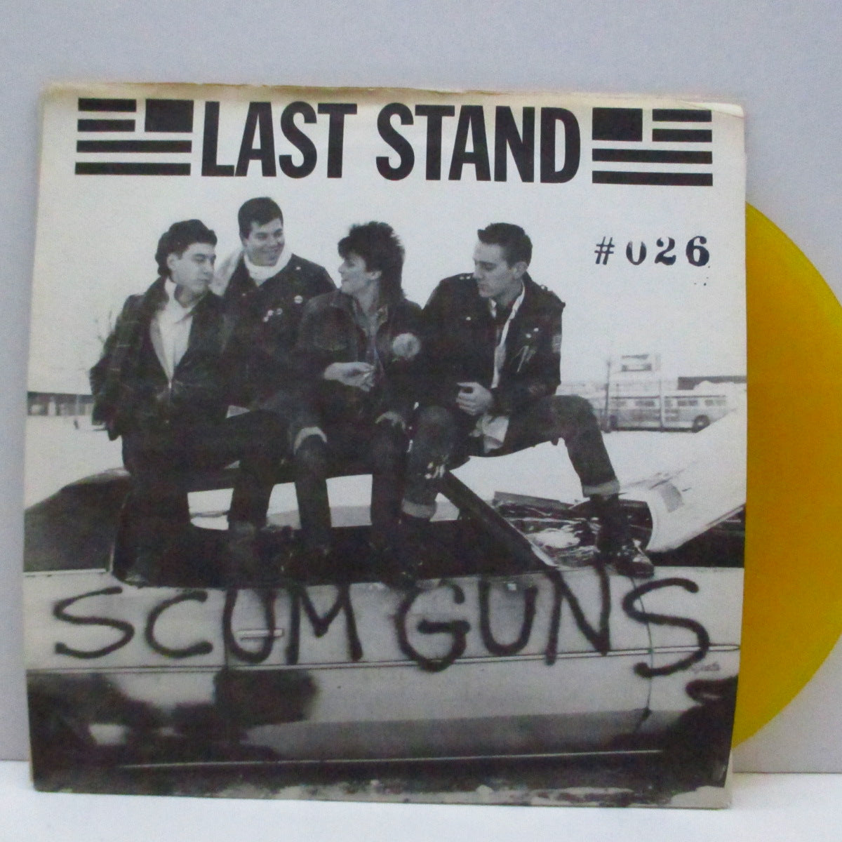 LAST STAND / NOONDAY UNDERGROUND (ラスト・スタンド / ヌーンデイ・アンダーグラウンド) - Scum Guns / Injun Joe (US Ltd.Numbered Yellow Vinyl 7")
