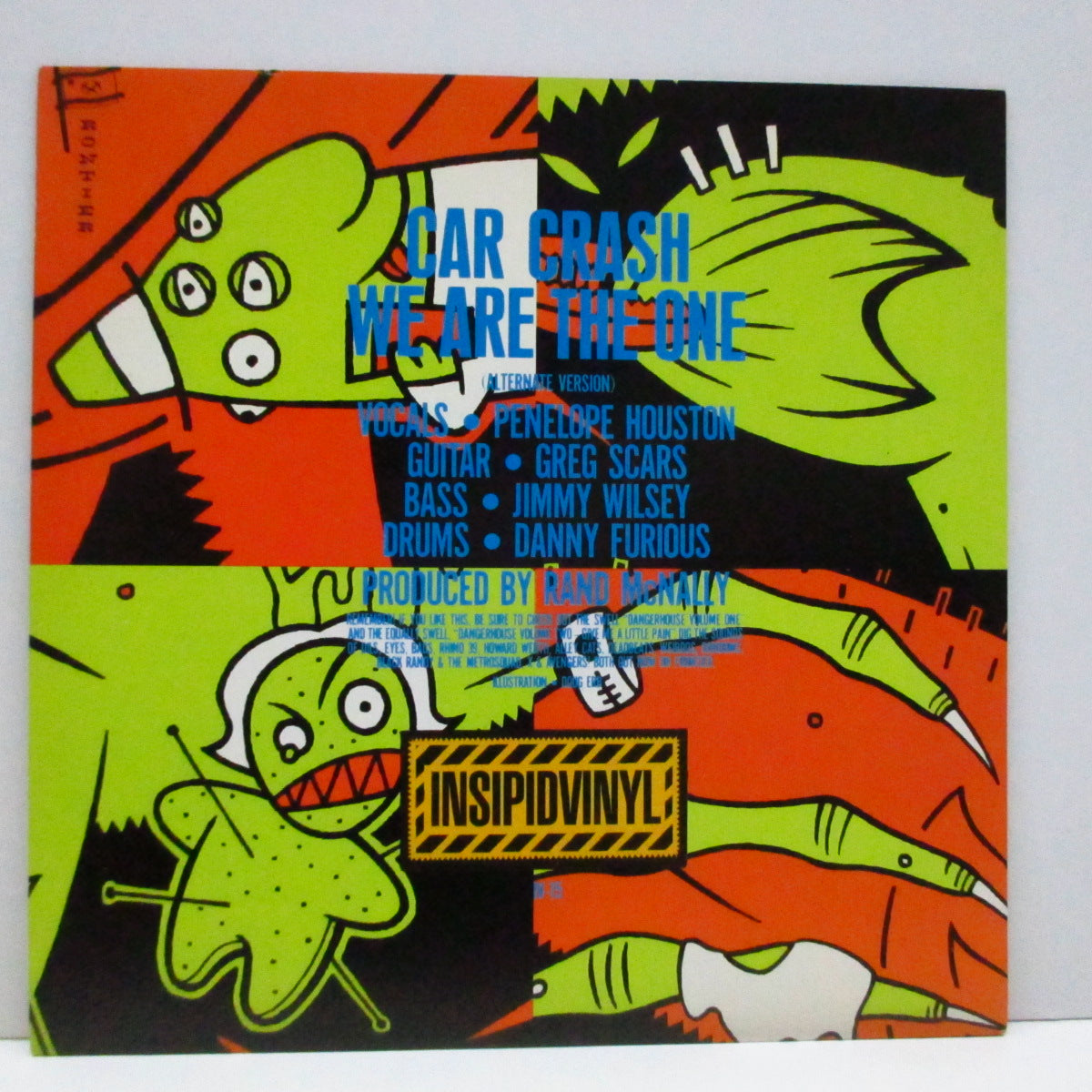 AVENGERS, THE (ジ・アヴェンジャーズ) - Car Crash (US '92 Reissue 7")