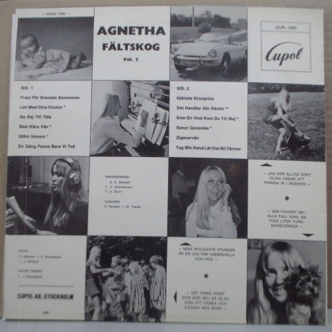 AGNETHA FALTSKOGS - Agnetha Faltskogs Vol.2 (Sweden Reissue.LP/CS)