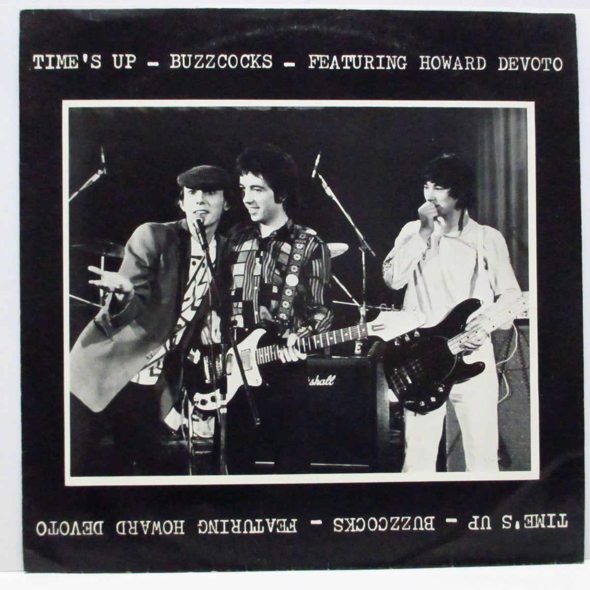 BUZZCOCKS feat.Howard Devoto (バズコックス feat. ハワード・デヴォート) - Time's Up (UK '78 Reissue LP+Black & White CVR/Voto LYN 5333 )