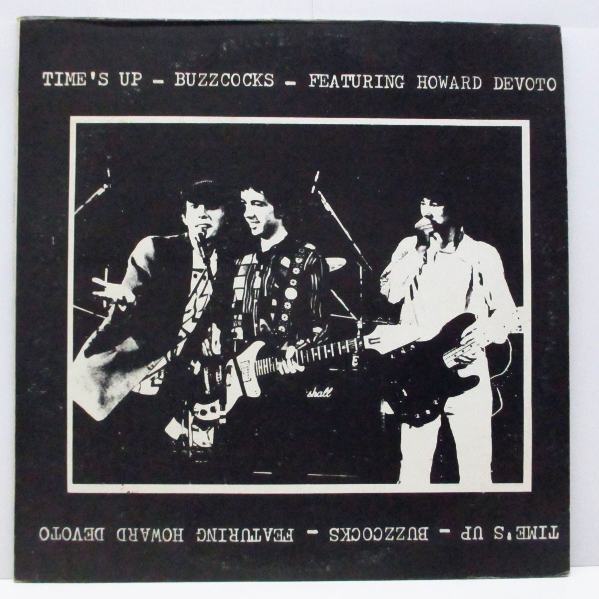 BUZZCOCKS feat.Howard Devoto (バズコックス feat. ハワード・デヴォート) - Time's Up (US '78 Reissue LP+Black & White CVR/Smilin' Ears 7709)