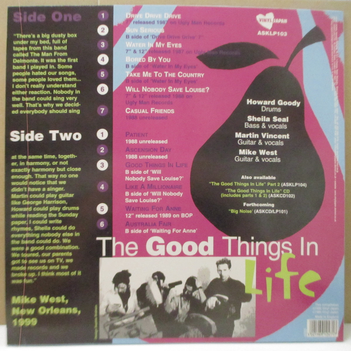 MAN FROM DELMONTE, THE (ザ・マン・フロム・デルモンテ) - The Good Things In Life Part 1 (UK オリジナル LP+ミニインサート) '99年コンピレーション