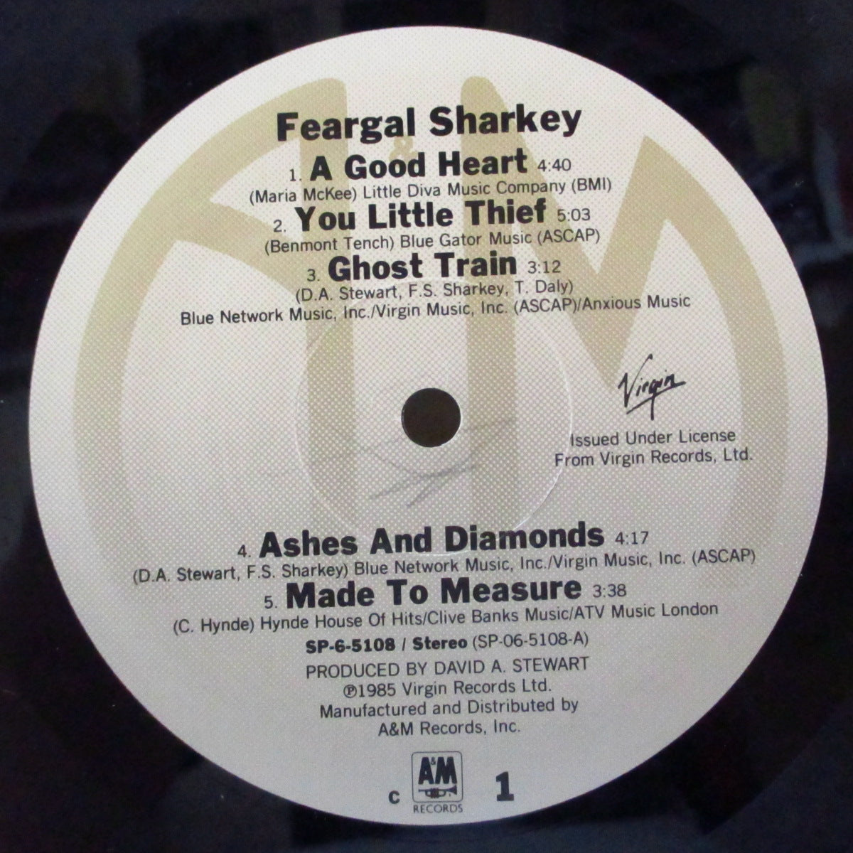 FEARGAL SHARKEY (フィアガル・シャーキー) - S.T. (US Orig.LP+Inner)