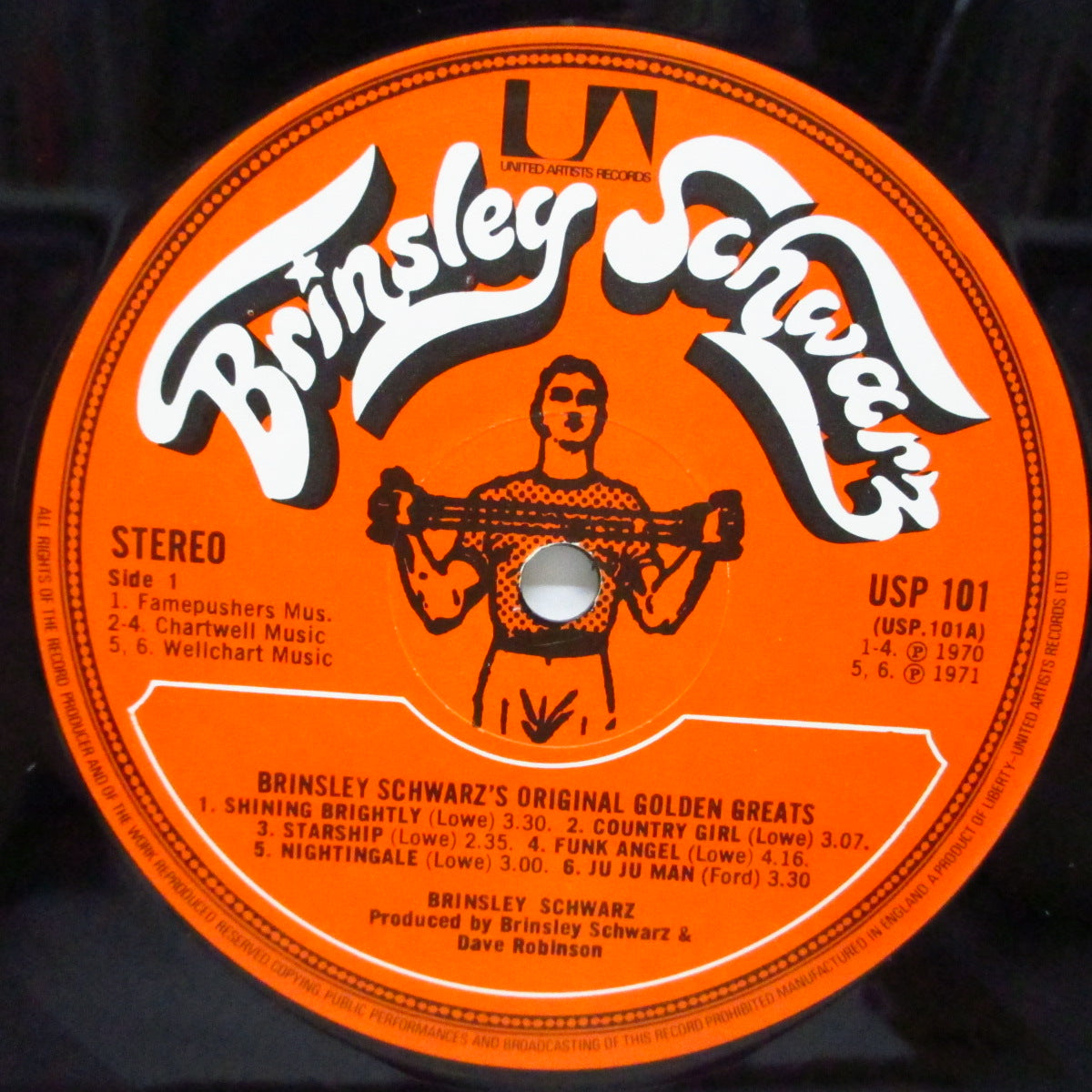 BRINSLEY SCHWARZ (ブリンズリー・シュウォーツ) - Original Golden Greats (UK オリジナル LP/エンボスCVR)