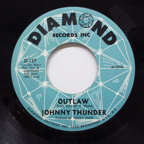 JOHNNY THUNDER (ジョニー・サンダー) - Jailer, Bring Me Water / Outlaw