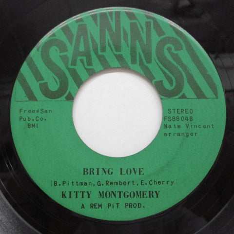 Kitty Montgomery - Hey Boy / Bring Love (Orig)