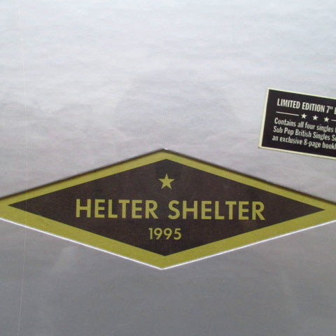 V.A. (90's UK インディポップ〜ブリットポップ・コンピ) - Helter Shelter 1995 (US Limited Color Vinyl 4x7" Box Set+Inner,Insert,Booklet/New 廃盤) 残少!