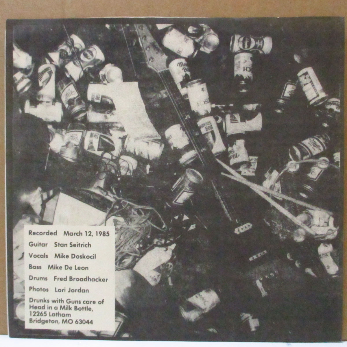 DRUNKS WITH GUNS (ドランクス・ウィズ・ガンズ) - Punched In The Head +2 (US 500 Ltd RE 7")