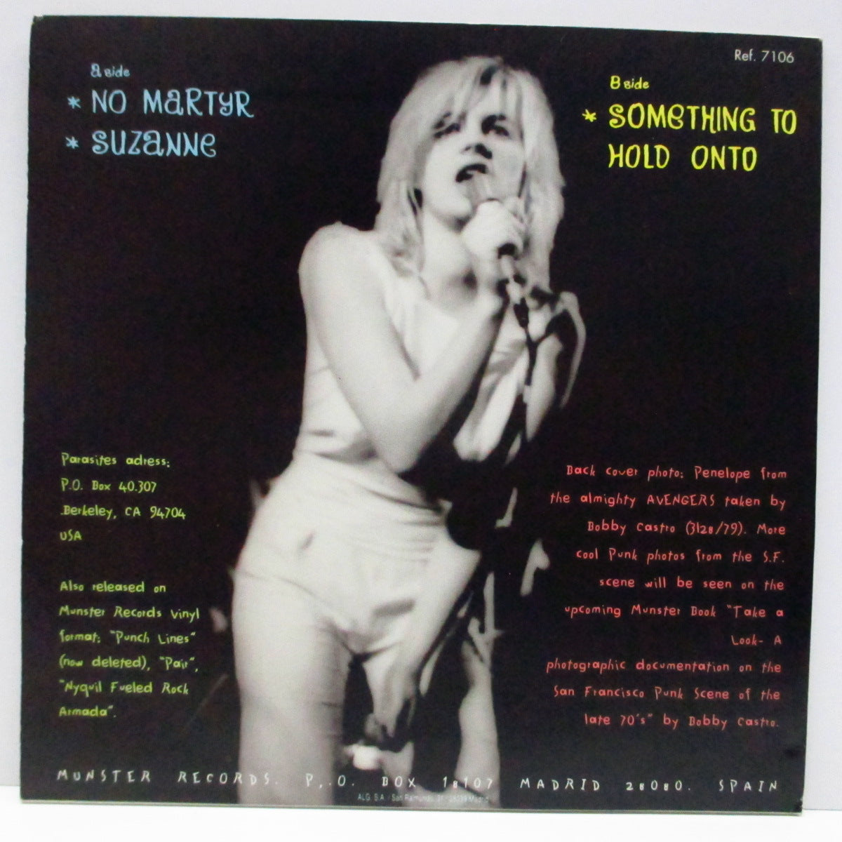 PARASITES (パラサイツ) - No Martyr +2 (Spain Orig.7")