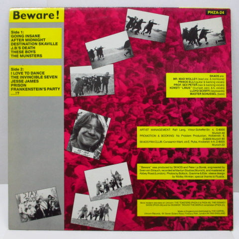 SKAOS (スカオス) - Beware! ...Is Approaching! (UK Orig.Pink Lbl.LP)