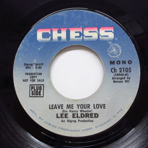 LEE ELDRED - Recouperating / Leave Me Your Love