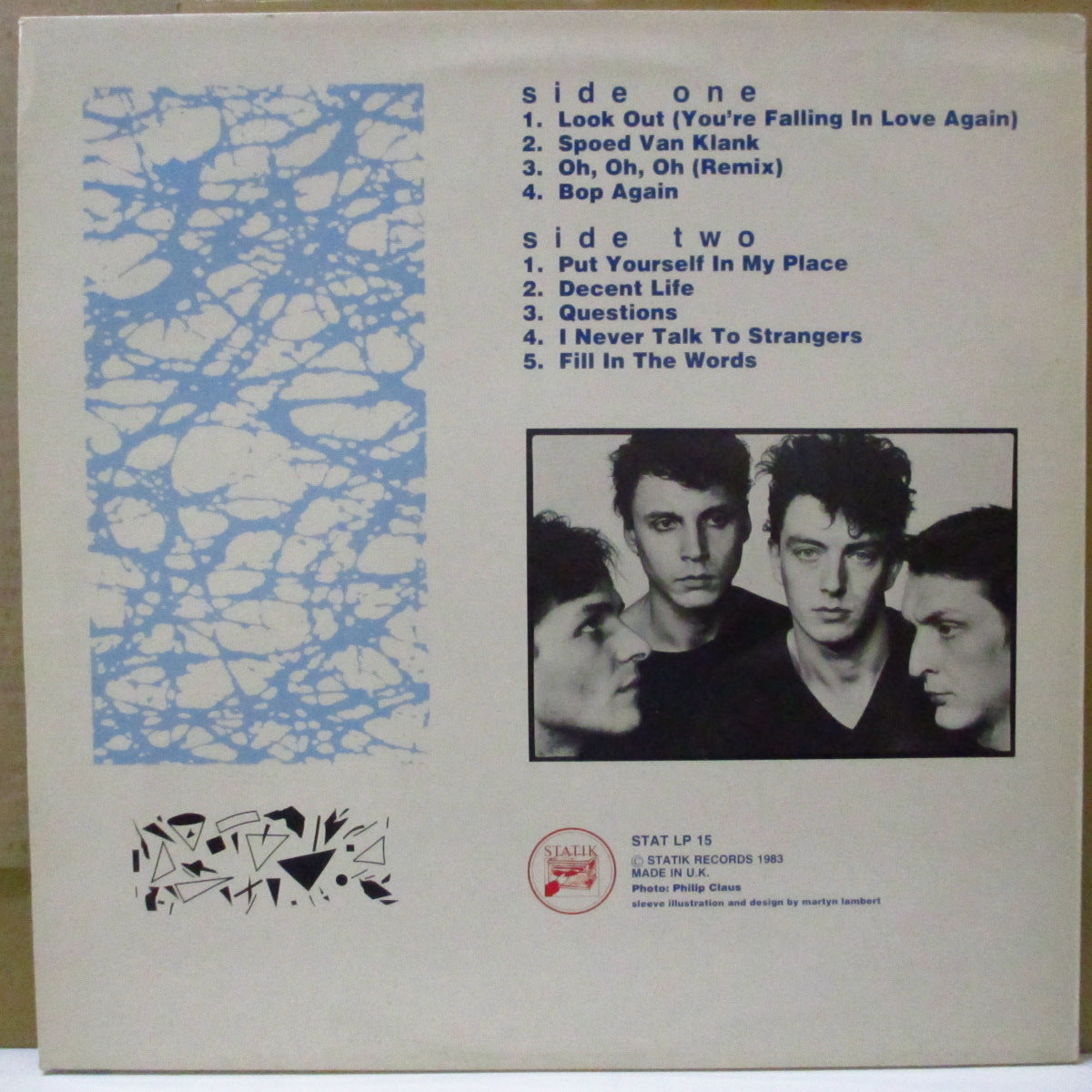 LUNA TWIST (ルナ・ツイスト) - S.T. (UK Orig.LP+Insert)