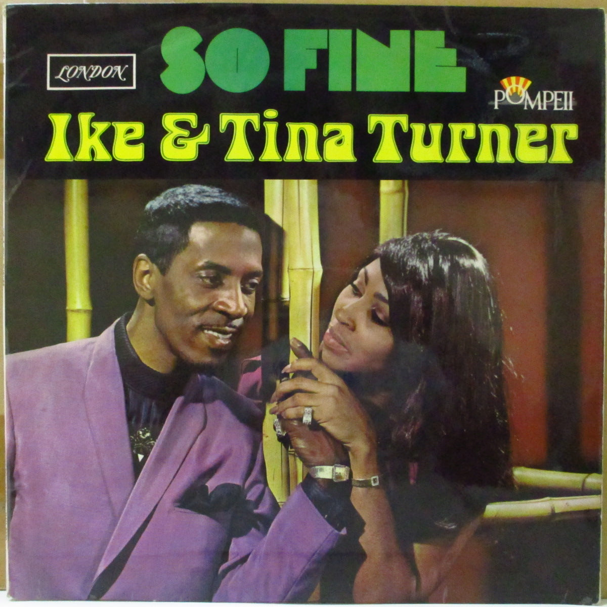 IKE & TINA TURNER (アイク&ティナ・ターナー) - So Fine (UK '69 Orig.オリジナル「黒ラベ」12曲入りモノラル LP/表面コーティングジャケ)