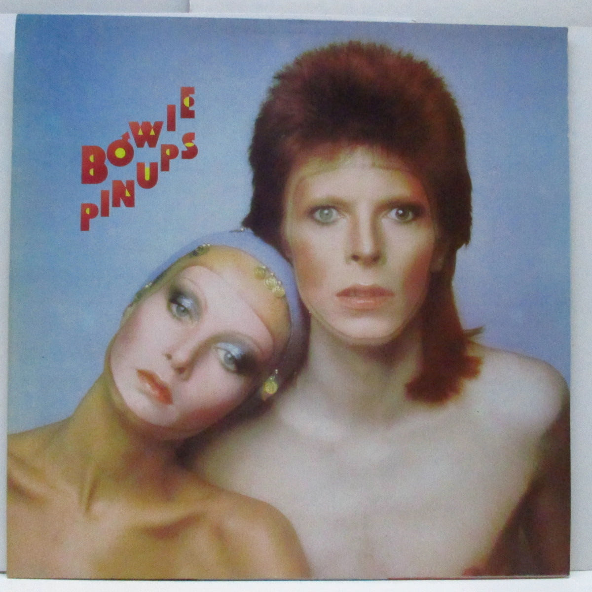 DAVID BOWIE (デヴィッド・ボウイ) - Pinups (UK 70's 再発「ステレオ表記無」ラベ LP+インサート)