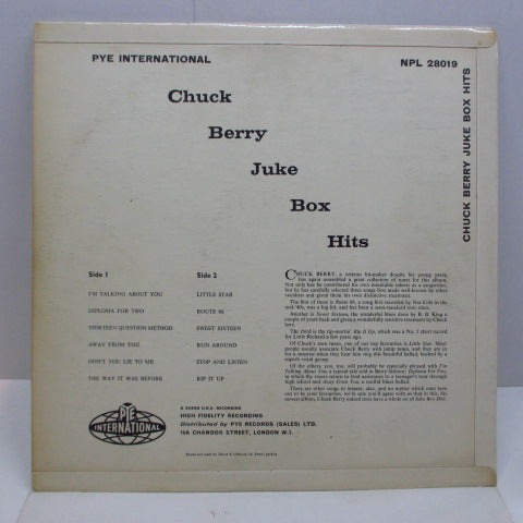 CHUCK BERRY - Juke Box Hits (New Jukebox Hits ) (UK Orig.MONO/CFS)