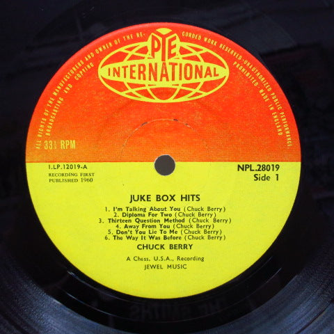 CHUCK BERRY - Juke Box Hits (New Jukebox Hits ) (UK Orig.MONO/CFS)