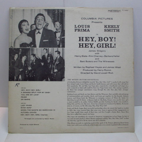 LOUIS PRIMA & KEELY SMITH - (ルイ・プリマ & ケリー・スミス)- Hey Boy! Hey Girl! (US Orig.Mono LP))