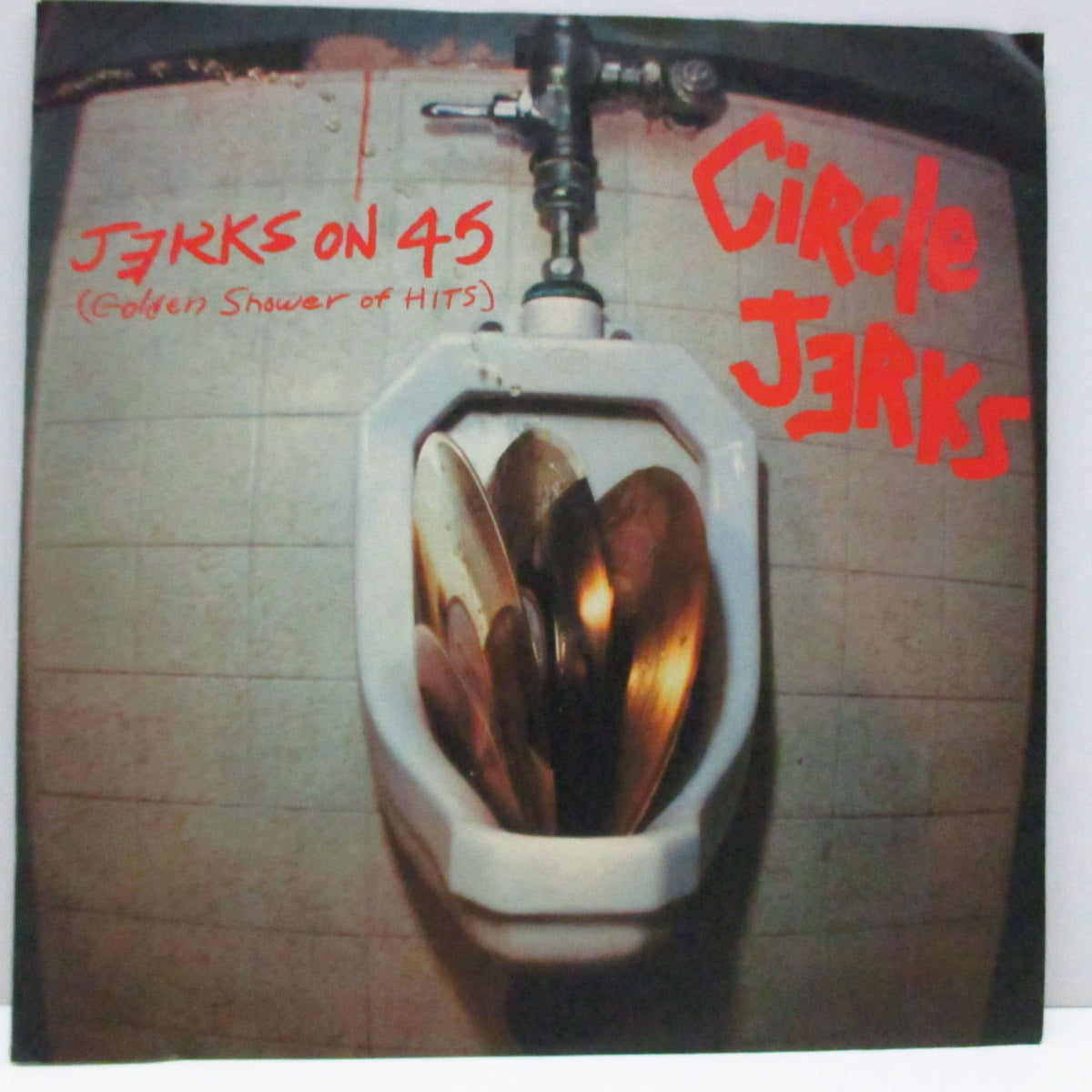 CIRCLE JERKS (サークル・ジャークス) - Jerks On 45 : Golden Shower Of Hits (US Reissue Promo Only 7"+PS)