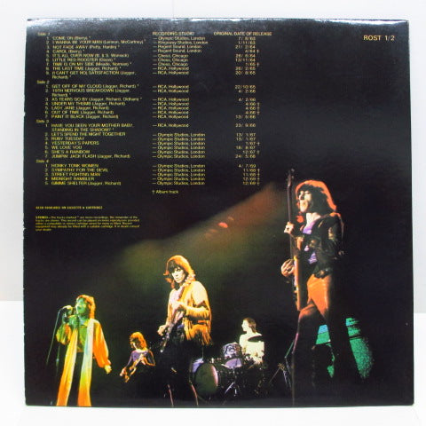 ROLLING STONES (ローリング・ストーンズ) - Rolled Gold (UK 80's Re Silver Lbl.2xLP/GS)