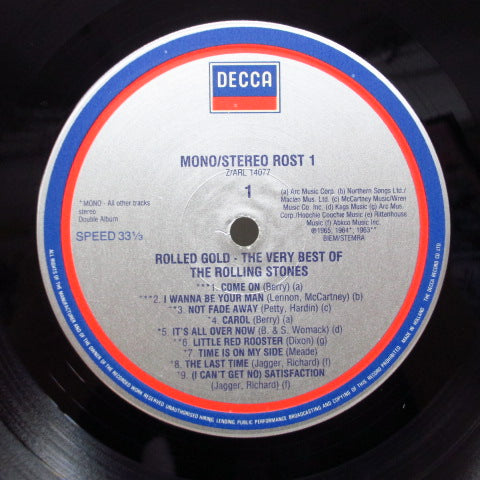 ROLLING STONES (ローリング・ストーンズ) - Rolled Gold (UK 80's Re Silver Lbl.2xLP/GS)