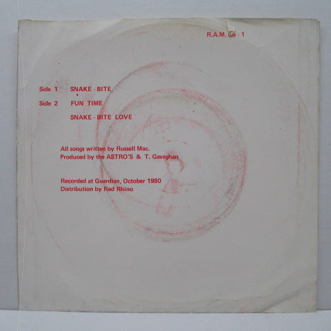 ASTRO'S, THE - Snake-Bite (UK Orig.7")