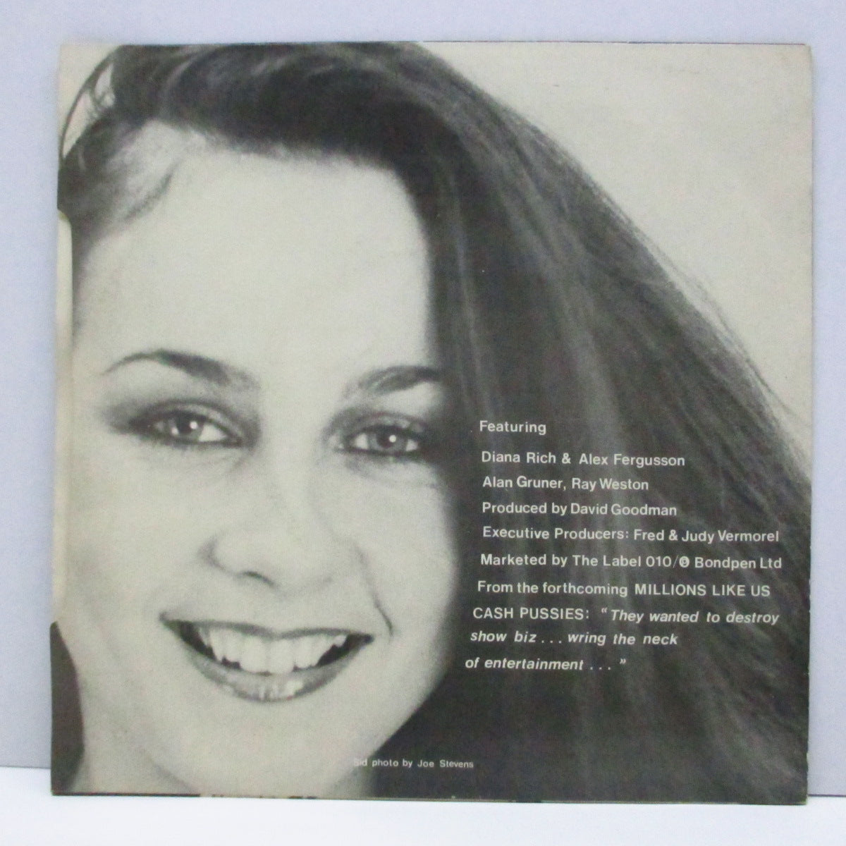 CASH PUSSIES (キャッシュ・プッシーズ) - 99% Is Shit / Cash Flow (UK オリジナル 7"+PS)