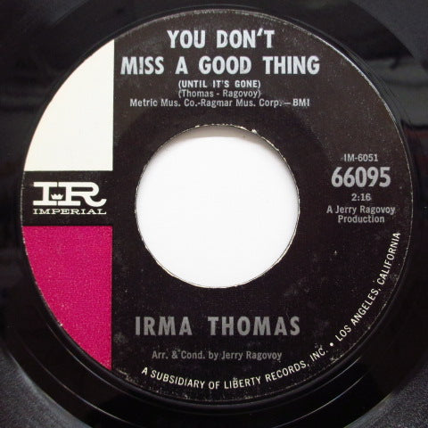 IRMA THOMAS - Some Things You Never Get Used To