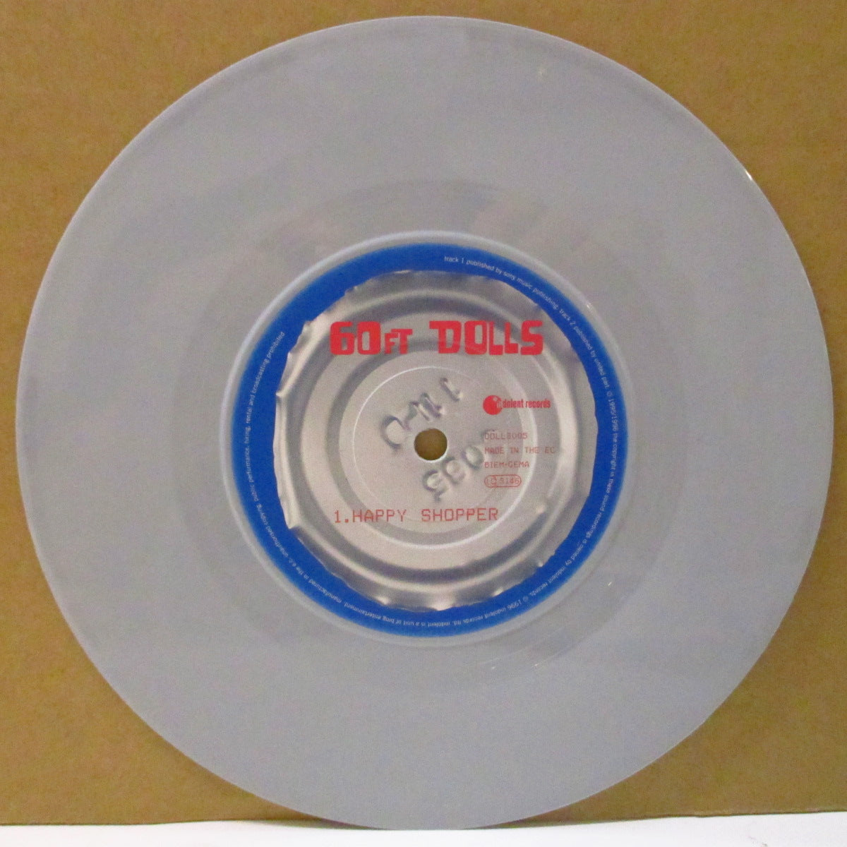 60FT DOLLS (60フット・ドールズ) - Happy Shopper (UK Ltd.Misprint Grey Vinyl 7")