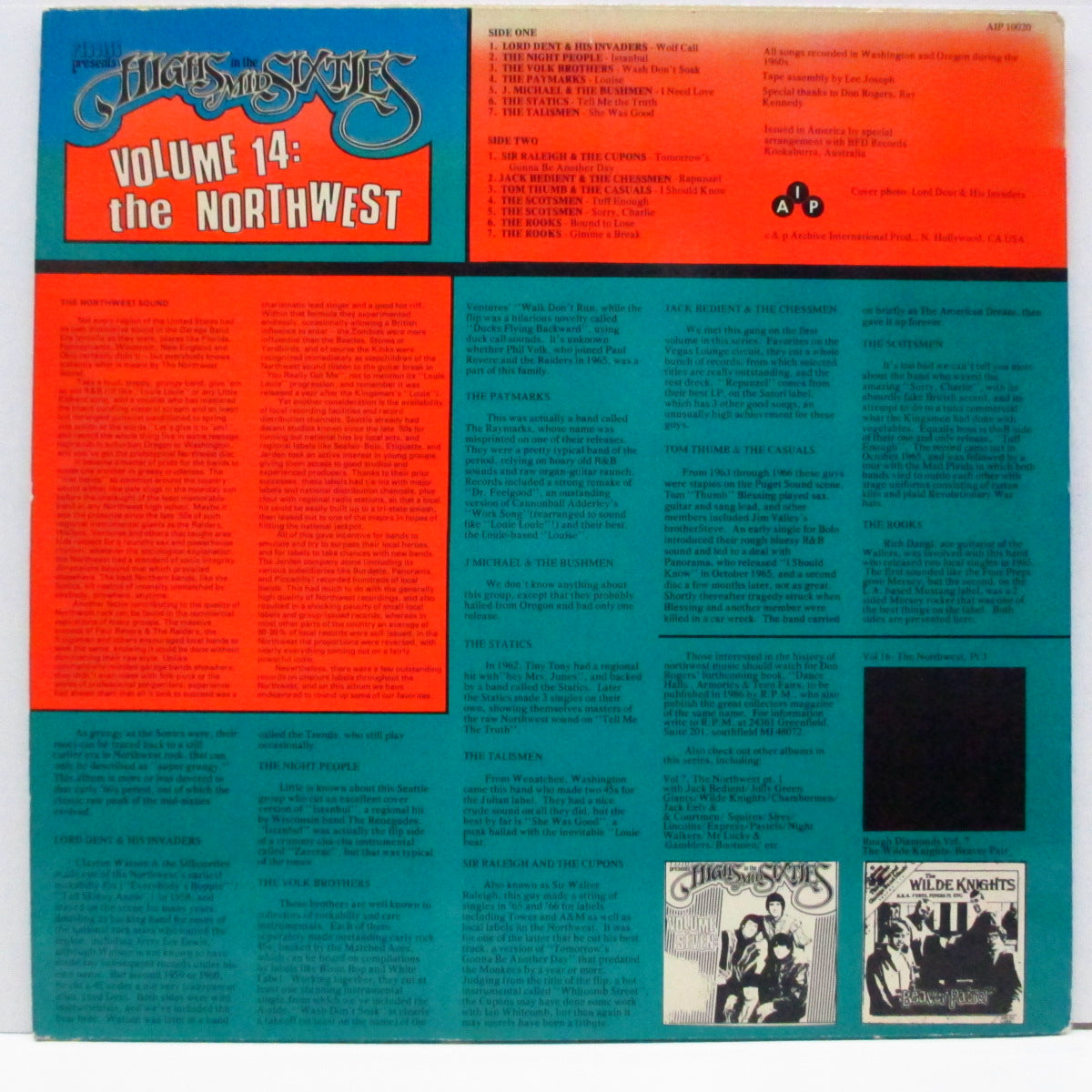 V.A. (60'sガレージ/サイケ・コンピ) - Highs in the Mid Sixties Vol.14: The Northwest, Part 2 (US Limited LP)