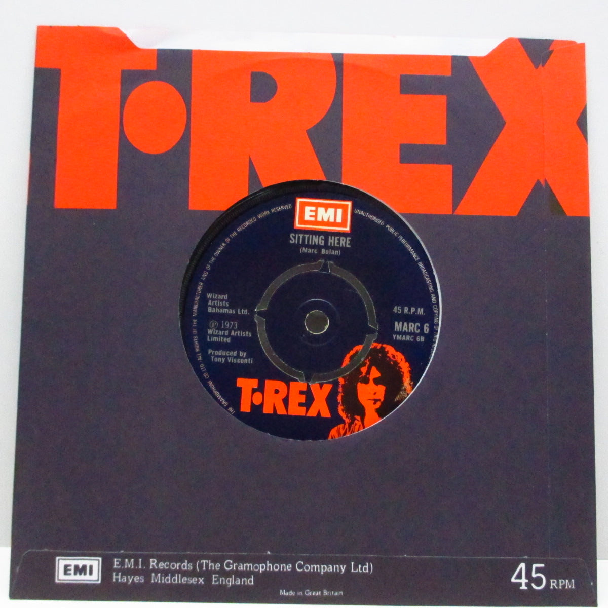 T.REX (T・レックス) - Truck On (Tyke) (UK Orig.7"+Blue CS)