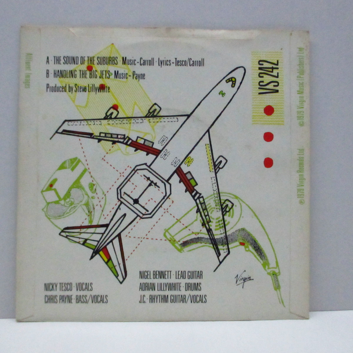 MEMBERS, THE (ザ ・メンバーズ) - The Sound Of The Suburbs (UK Ltd.Flat Centre Clear Vinyl 7"/Window PS)