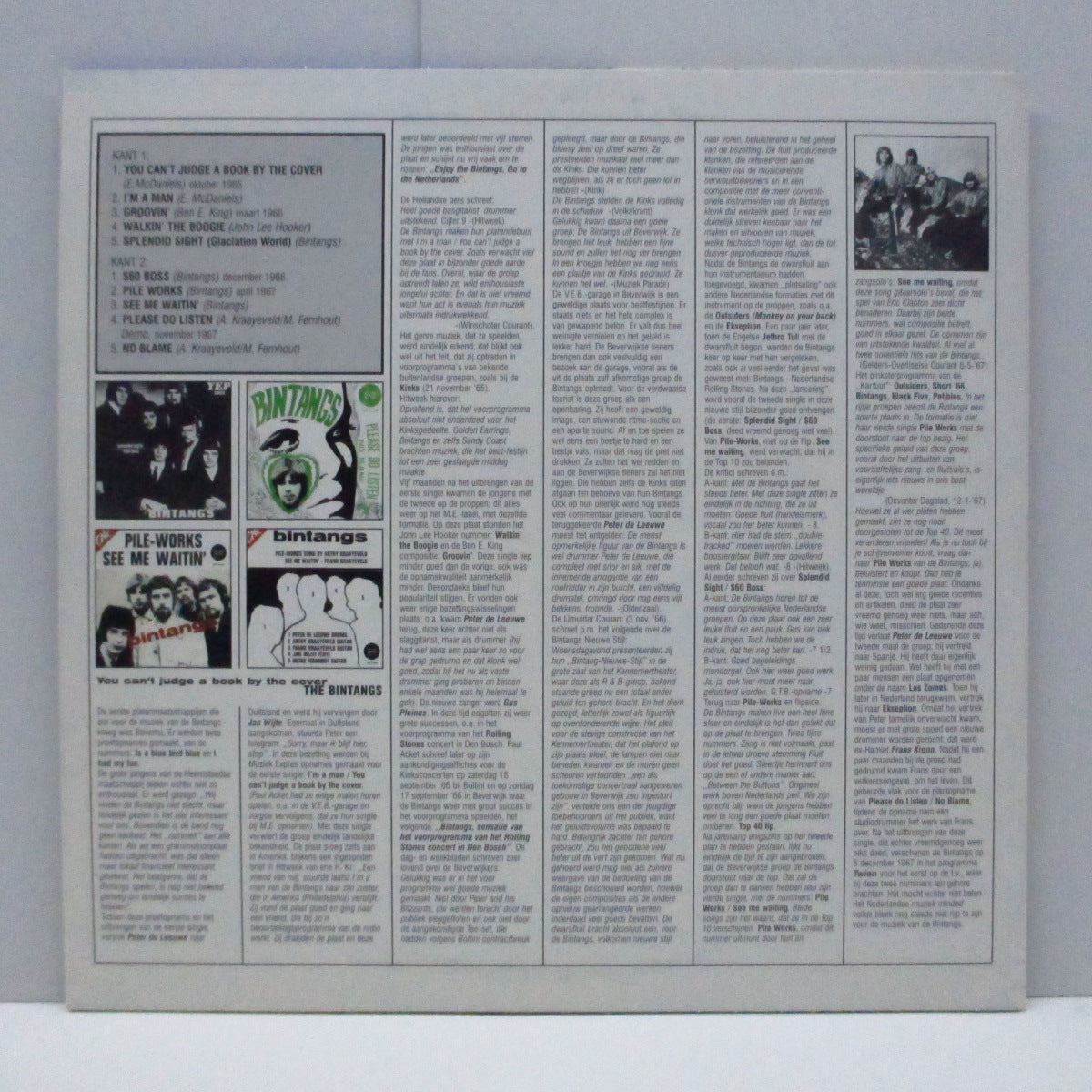BINTANGS, THE (ザ・ビンタンズ) - S.T. (Dutch Orig.Mono 10")