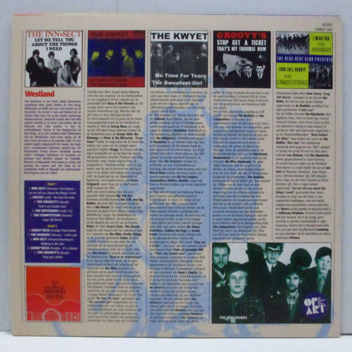 V.A. (60's オランダ・モッド・ビート〜ガレージ・ロック・コンピ) - Beat Express Vol.5 Westland (Dutch Orig.Mono 10")