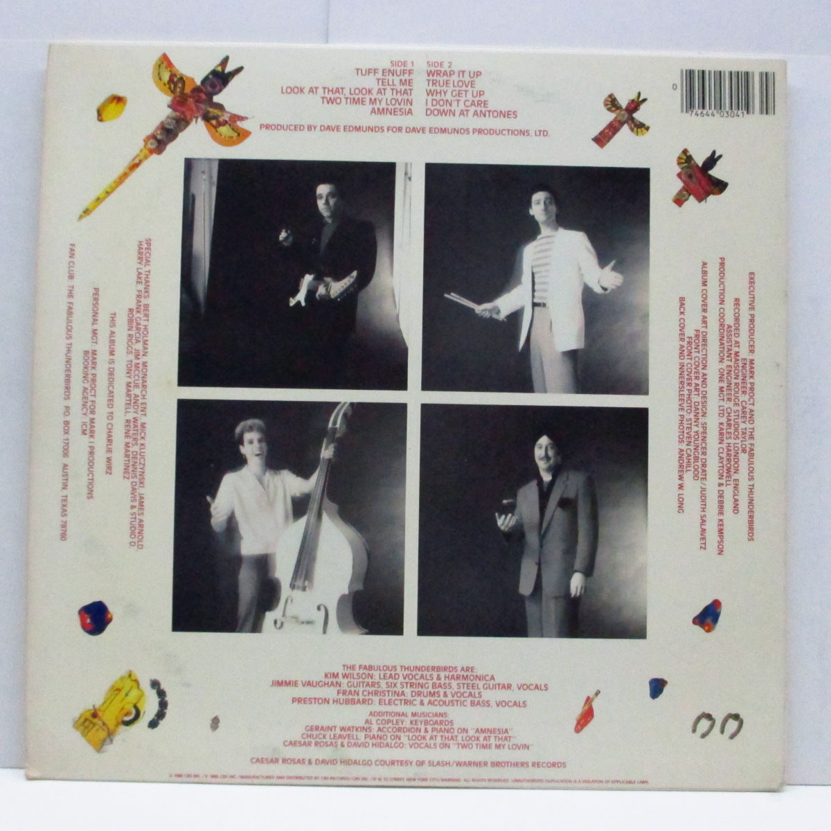 FABULOUS THUNDERBIRDS, THE (ザ・ファビュラス・サンダーバーズ) - Tuff Enuff (US Orig.LP+Inner)